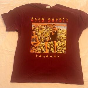 Vintage deep purple bananas shirt